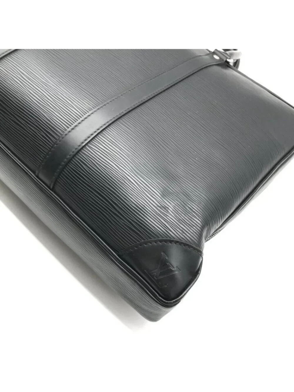 Louis Vuitton Epi Porto Document Business Hand Bag Black